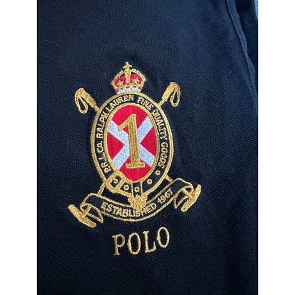 Polo Ralph Lauren Slim Fit Crest Polo Shirt Men’s XL-Red, Blue, White Colorblock - Picture 5 of 8